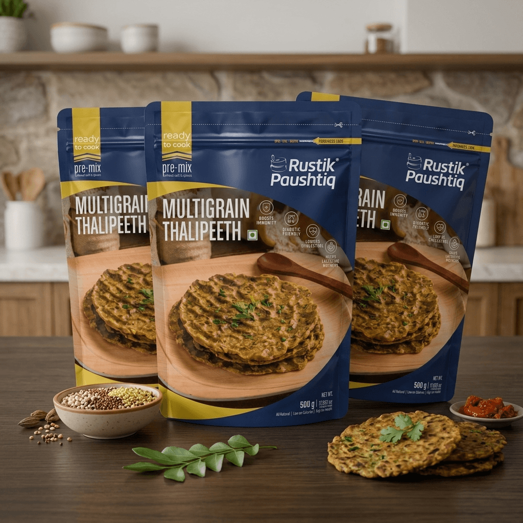Multigrain Thalipeeth Mix (Pack 500gm x of 3)
