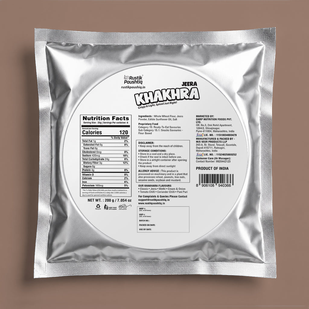 Jeera Khakhra 200gm