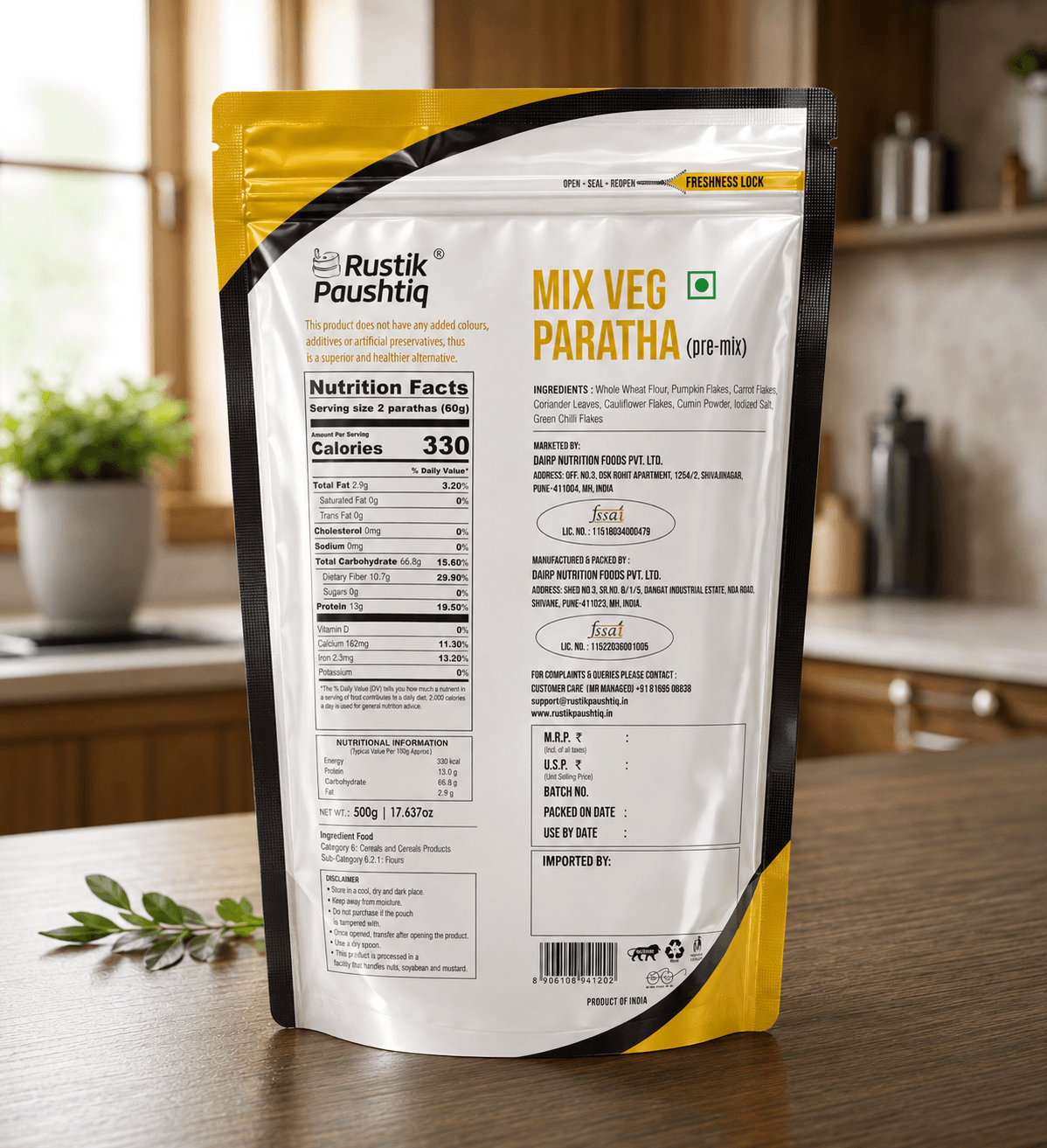 Mix Veg Paratha Pre-mix 500gm