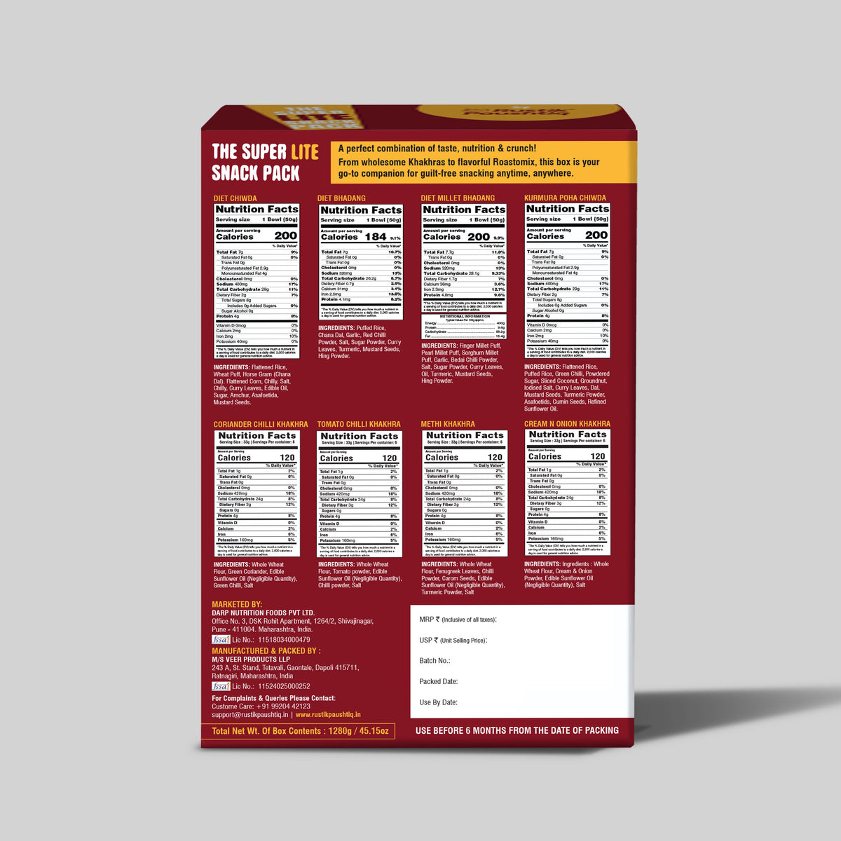 The Super Lite Snack Pack