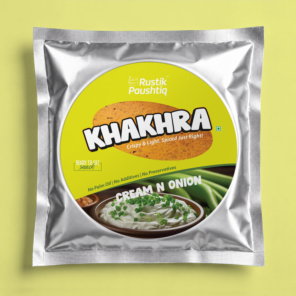 Cream & Onion Khakhra 200gm