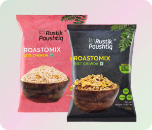 3 Roastomix Diet Chiwda + 3 Roastomix Lite Chiwda